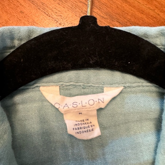 Caslon Button Up Shirt Sz M - Picture 6 of 9